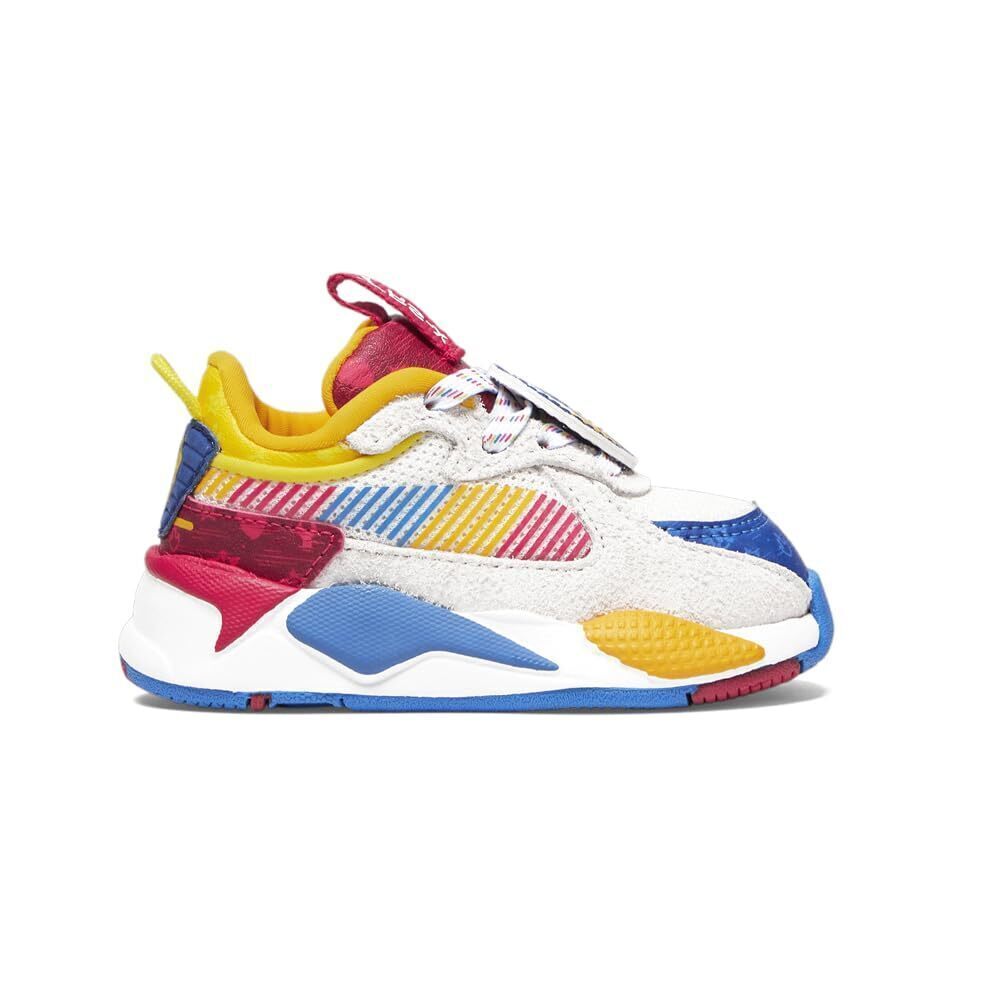 PUMA P. Patrol X Rs-X Team Sneakers,Warm White/All Time Red/Royal, 7 Toddler
